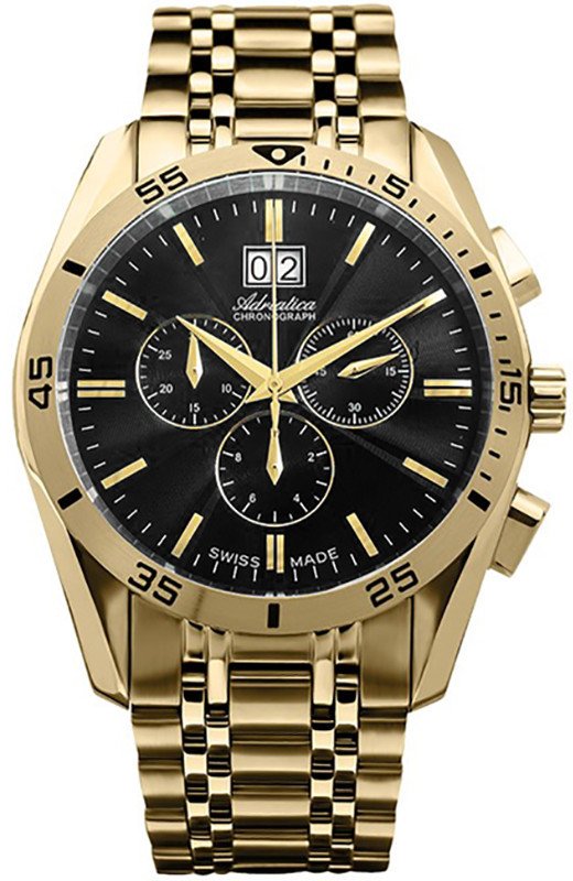 Zegarek męski Adriatica A8202.1114CH złoty