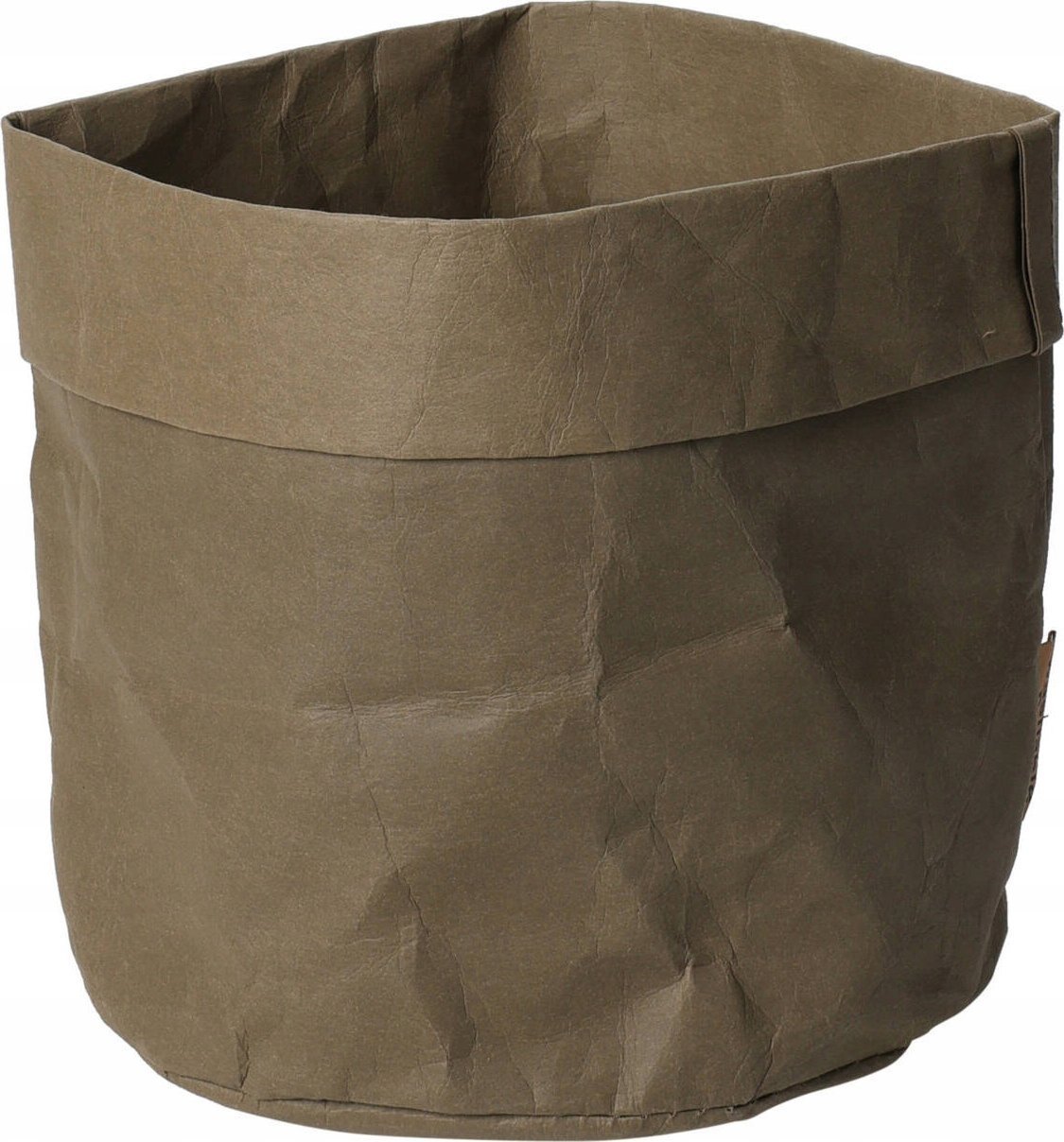 Home Styling Collection Osłonka na doniczkę gnieciony papier, 19 x 18 cm