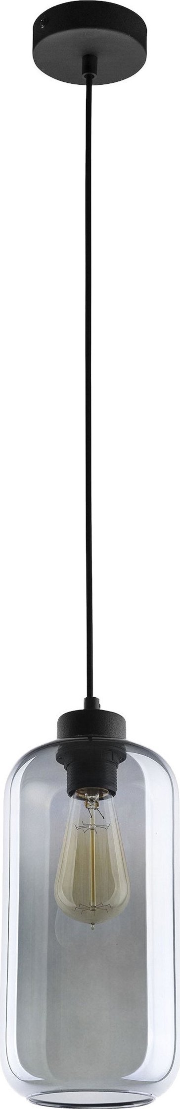 Lampa wisząca Orno LAZIO 1P, lampa wisząca, E27 max.15W, czarna