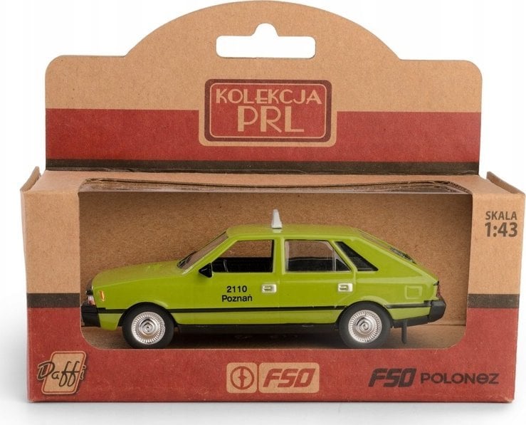 Daffi Pojazd PRL FSO Polonez Taxi Zielony