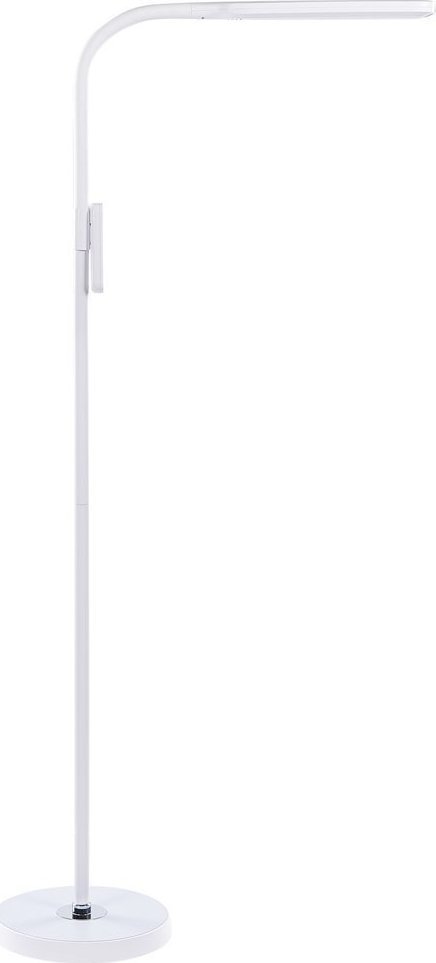Lampa podłogowa Beliani Lampa podłogowa LED biała ARIES