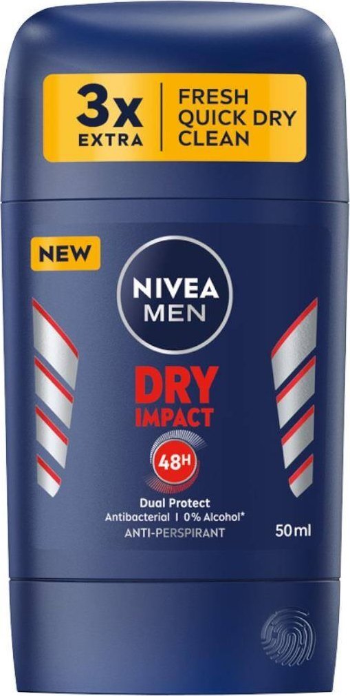 Nivea Men Dry Impact antyperspirant w sztyfcie 50ml