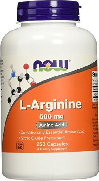 NOW Foods NOW Foods - L-Arginina, 500mg, 250 kapsułek