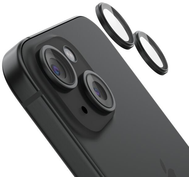 1x2 Belkin Kameralinsenschutz TempGlass iPhone 15/15 Plus