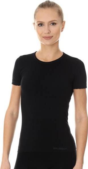 Brubeck SS00970A Koszulka damska z krótkim rękawem COMFORT COTTON czarny M