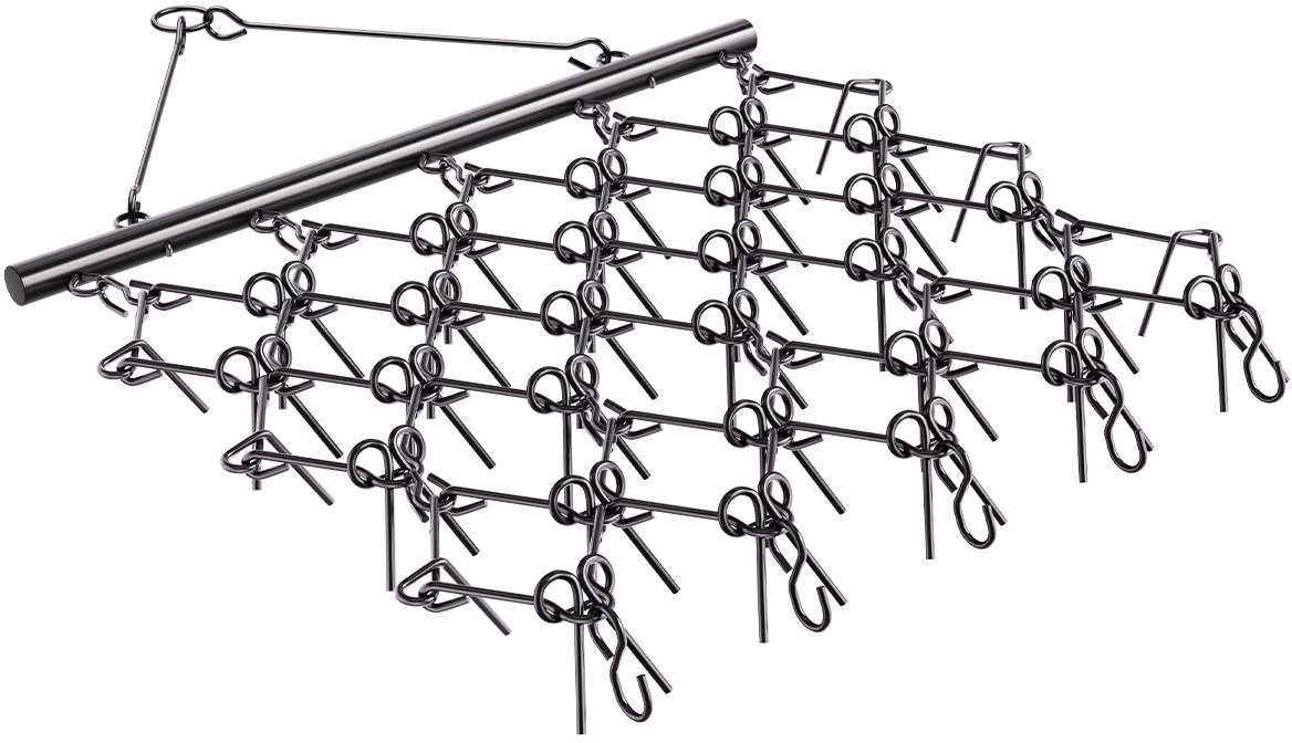 Brona Łąkowa do ATV / Traktora 178 x 147 cm 60 Zębów ze Stali Q235