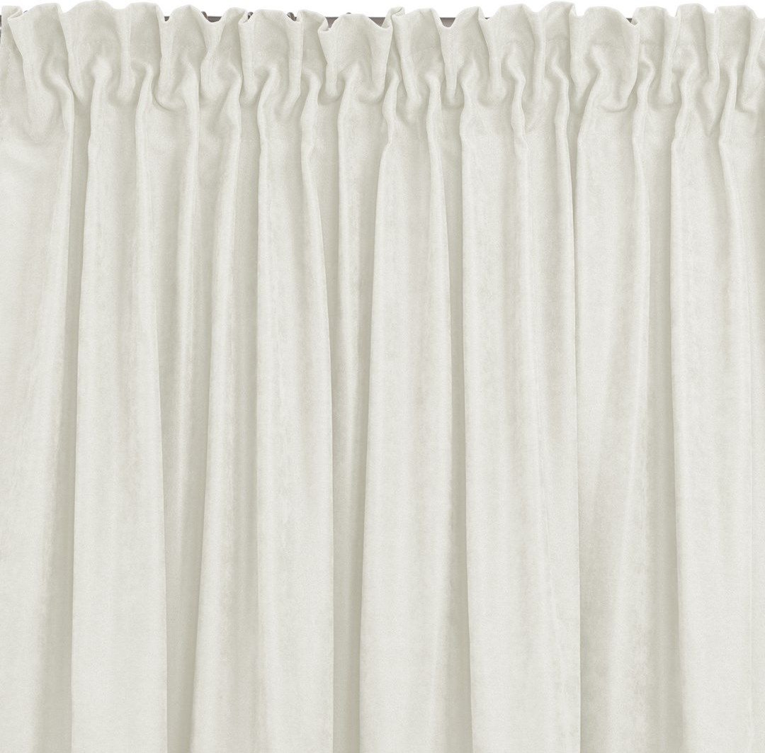 Homede Zasłona MILANA kremowy szenila 280x300 HOMEDE