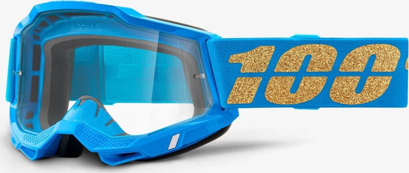 100% Gogle 100% ACCURI 2 WATERLOO (Szyba Przezroczysta Anti-Fog, LT 88%-92%) (NEW)