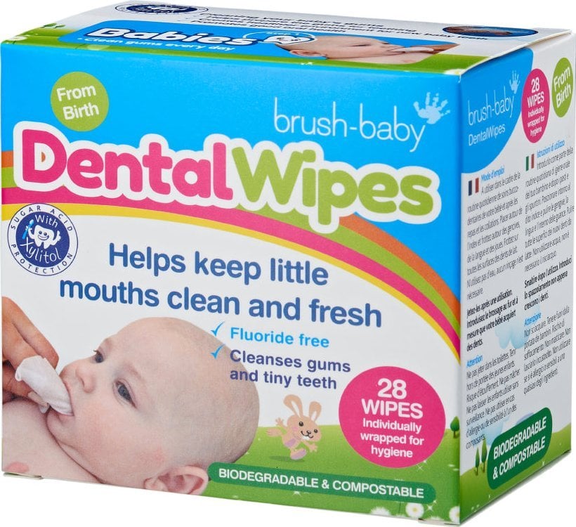 Brushbaby BRUSHBABY CHUST. Z XYLITOLEM 28szt.