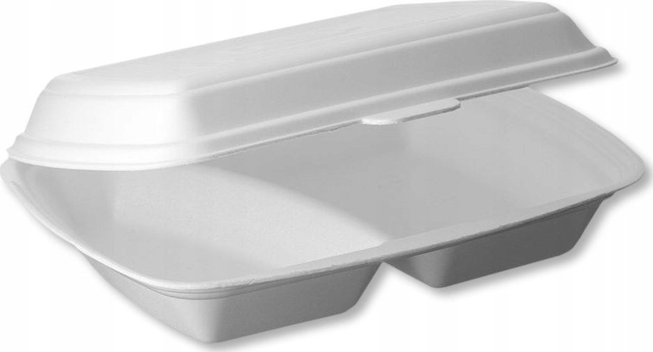InLine Pojemnik obiadowy styropianowy dwudzielny 50 szt