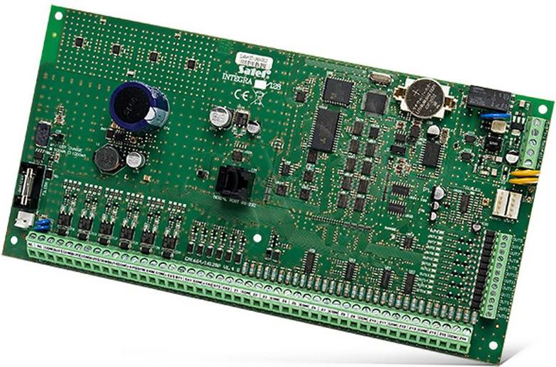 Satel INTEGRA128-Płyta główna centrali (16-128 wejść, 32 strefy, 8 partycji, 240 użytkowników)