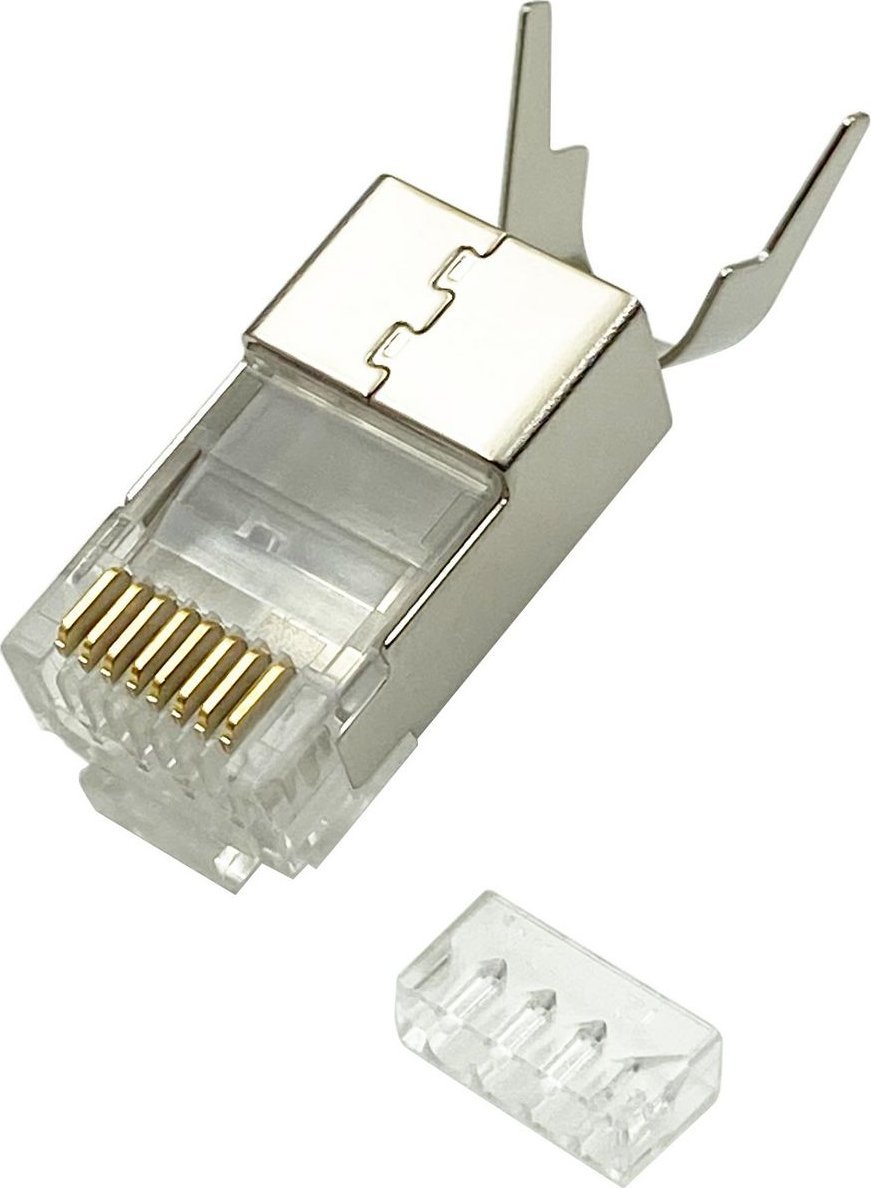Lanview RJ45 STP plug Cat6a for