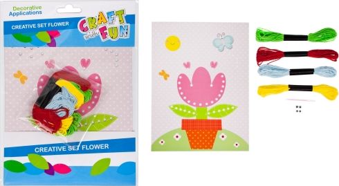 Craft with Fun ZESTAW KREATYWNY WIELKANOCNY KWIAT CRAFT WITH FUN 445961