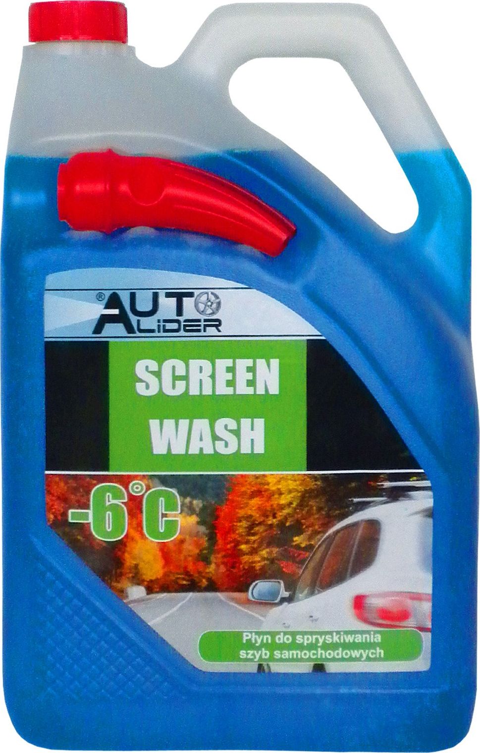 BluxCosmetics Letni płyn do spryskiwaczy z lejkiem -6C, kanister 5L