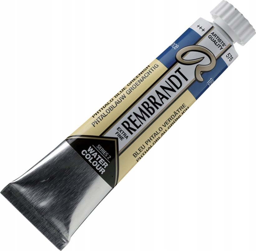 Artequipment Rembrandt Watercolour Tube Phthalo Blue Greenish 576