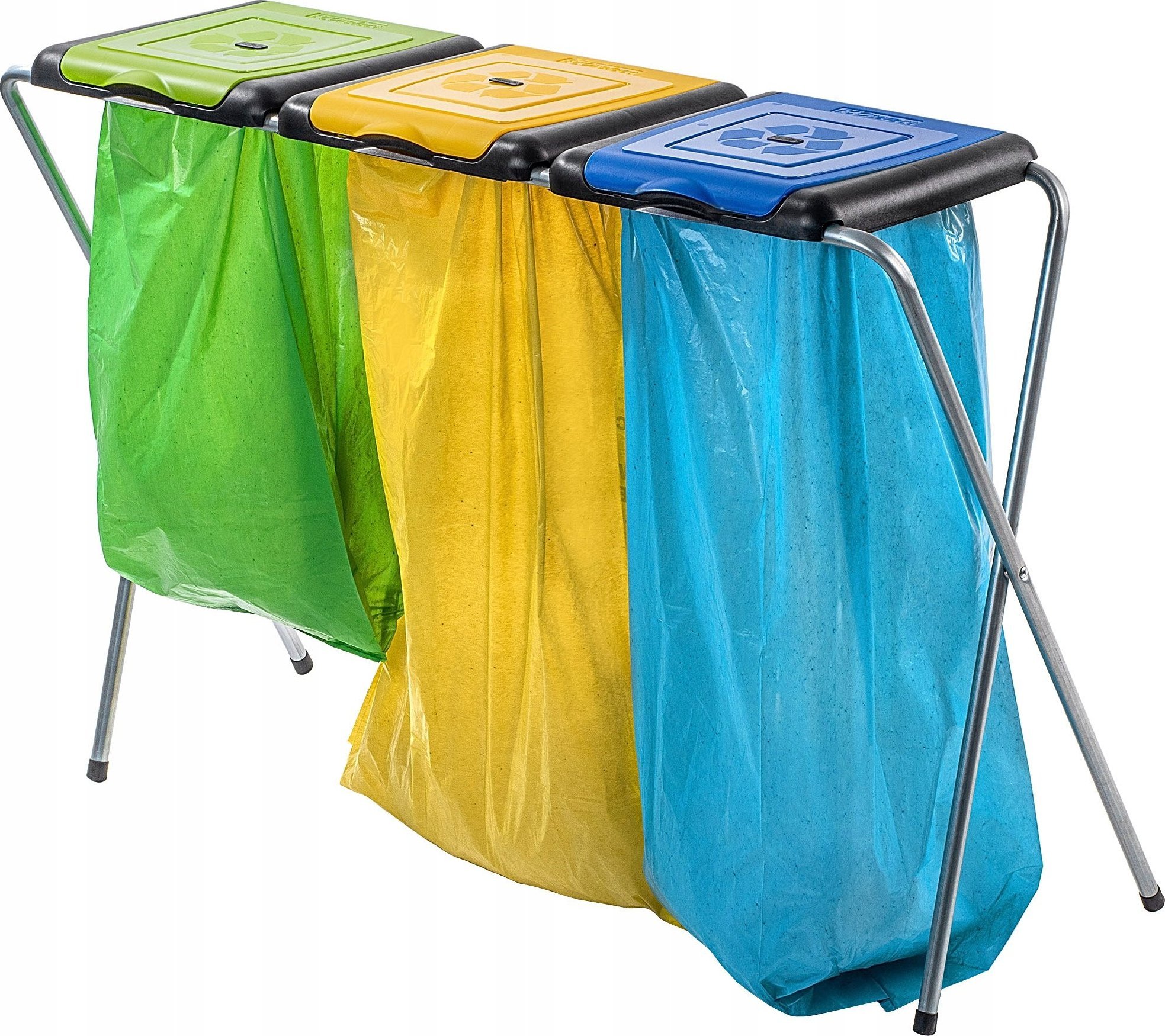 Kadax Kosz Stojak Na Worki Do Segregacji Śmieci 3x120L