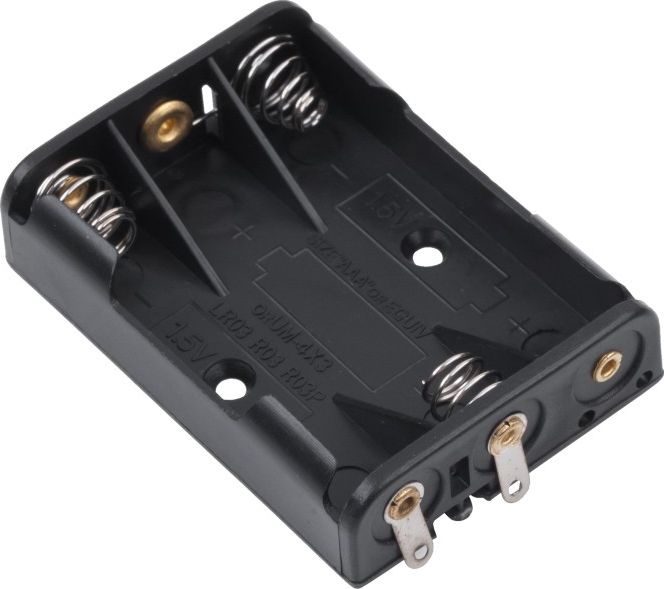 Koszyk na baterie 3xAA płaski