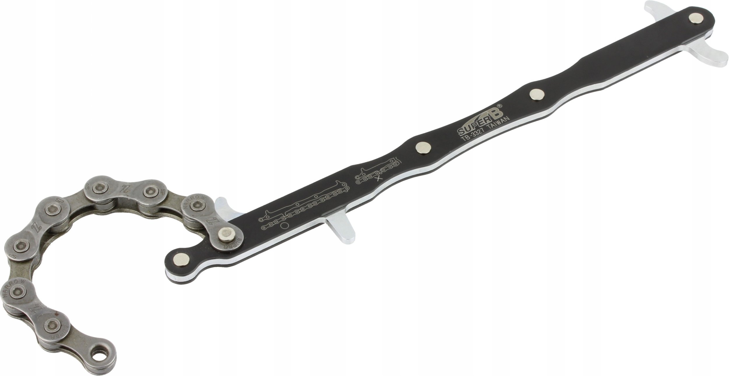 Przyrząd do sprawdzania łańcucha i wolnobiegu Super-B