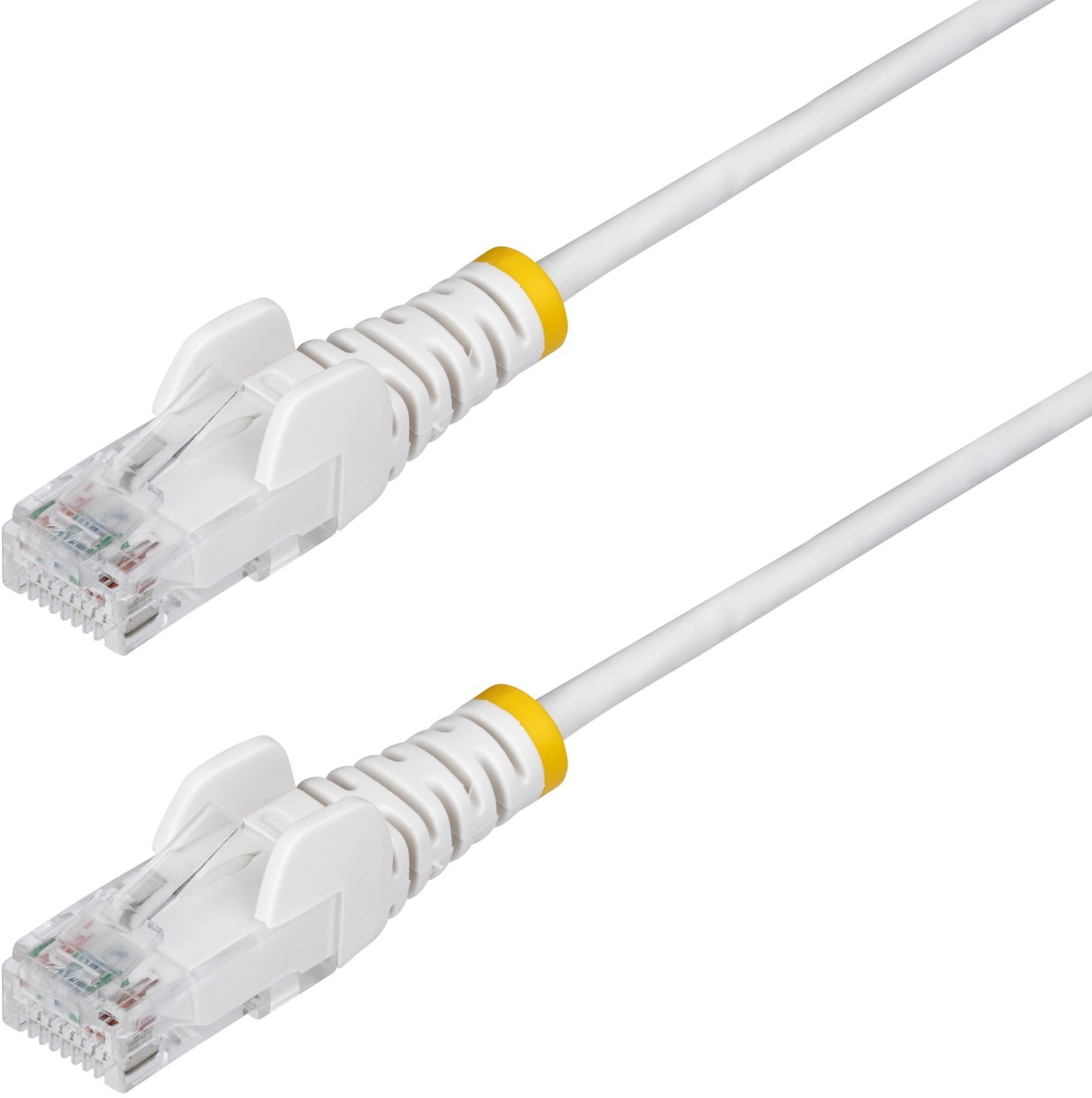 StarTech N6PAT250CMWHS kabel sieciowy Biały 2,5 m Cat6 U/UTP (UTP)
