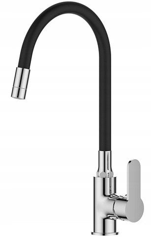 Invena bateria kuchenna Ksanti, chrom/czarny BZ-37-008-L