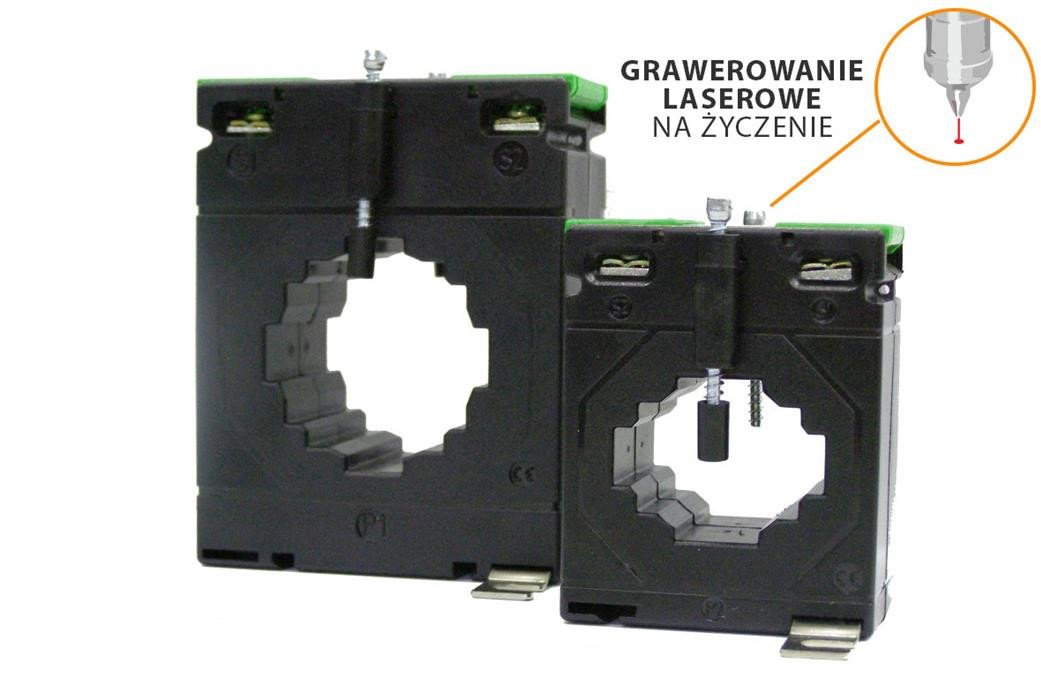 Przekładnik prądowy z otworem na szynę 452140:45/21 (40) 200/5A klasa 0,5 LCTB 4521400200A55