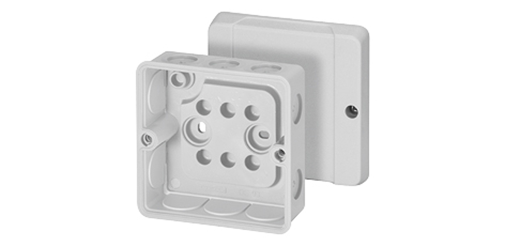 Hensel Puszka odgałęźna 88x88x48mm szara - DE 9320 Z