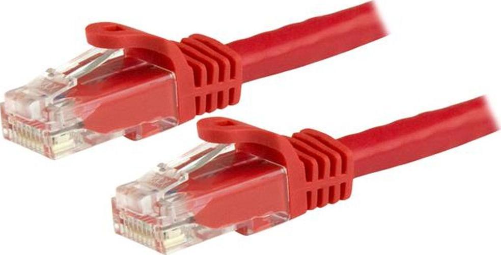 StarTech STARTECH.COM 1,5m CAT6 Kabel - rotes CAT6-Patchkabel - Snagless-RJ45 - Kupferdraht mit 24 AWG - LAN - Ethernet N6PATC150CMRD