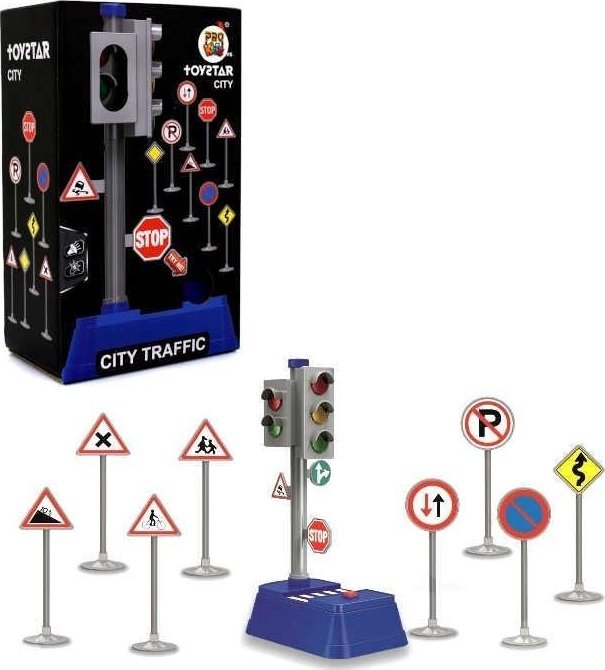 Pro Kids Znaki drogowe z sygnalizacją świetlną
