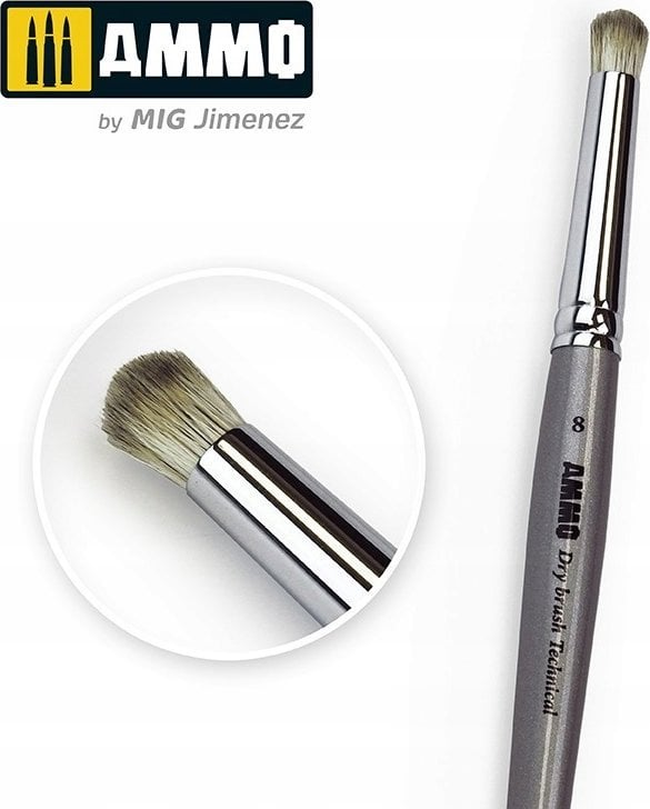 Vallejo Ammo: Technical Brush - Drybrush 8