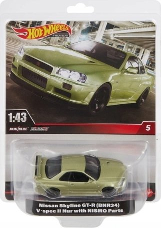 Mattel Hot Wheels Premium Nissan Skyline GT-R (BNR34)