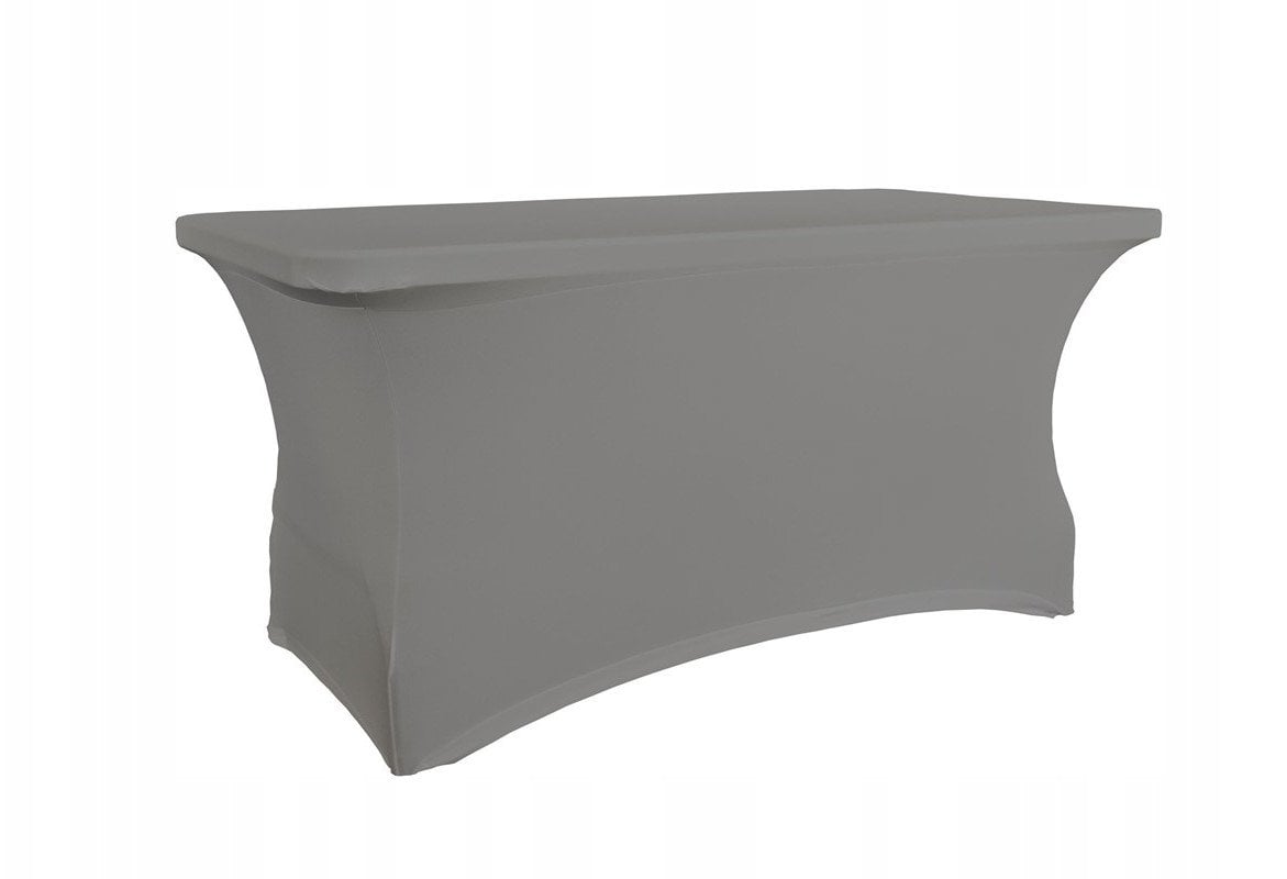 Pokrowiec na stół prostokątny dł. 152,4 cm szary