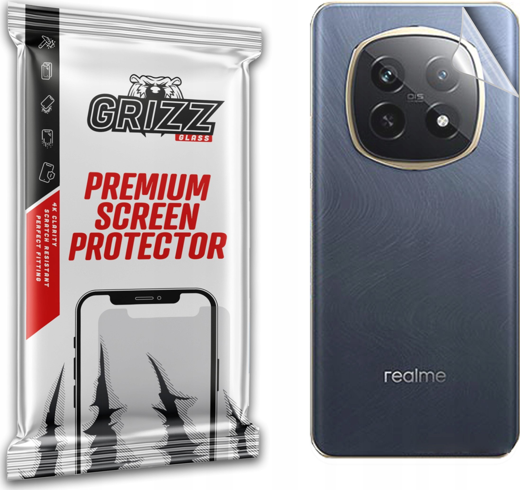 GrizzGlass Folia na tył GrizzGlass SatinSkin do Realme P2 Pro
