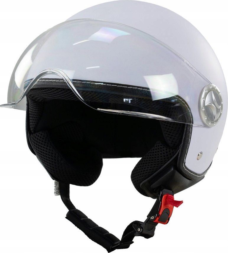 Bili Bike Kask na skuter motocyklowy otwarty BB 592 M biały mat
