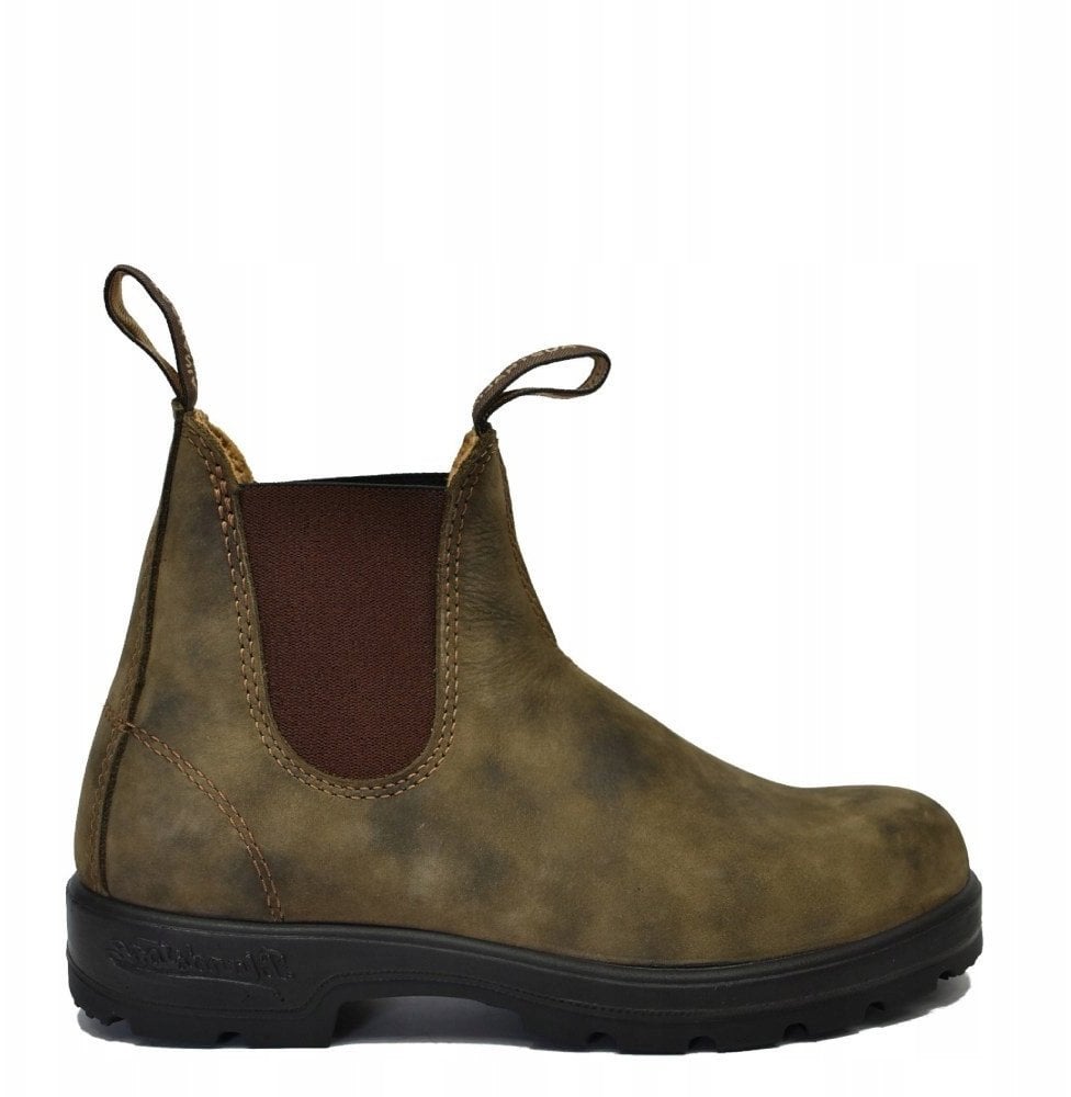 Blundstone Elastic Sided Boot Lined 585-RUSTIC Brązowe 48