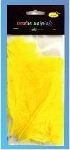 Titanum Piórka miękkie żółte 15szt