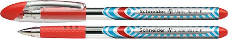 Schneider Długopis SCHNEIDER Slider Basic, F, czerwony