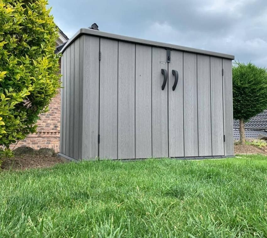 Lifetime Lifetime pojemnik na urządzenia pojemnik na śmieci pojemnik na śmieci szary 107x191x132 cm