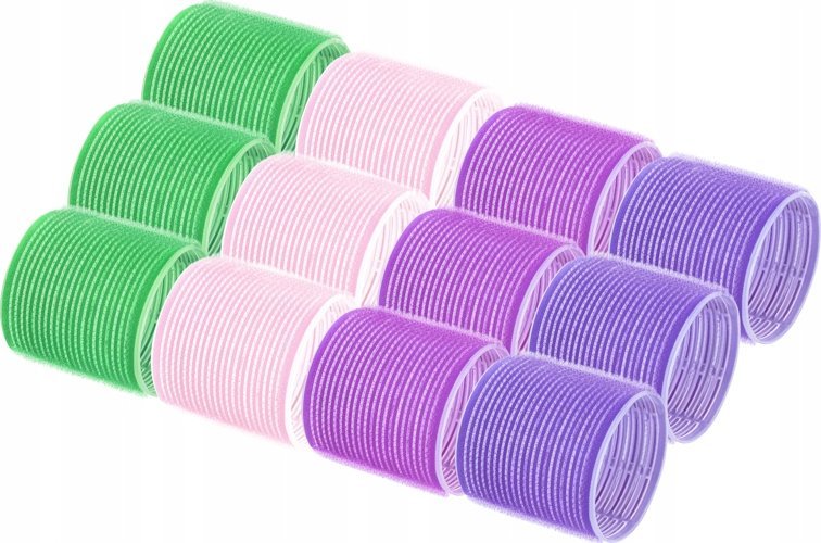 Activeshop Wałki do włosów rzepy 6,4 cm 10 szt.