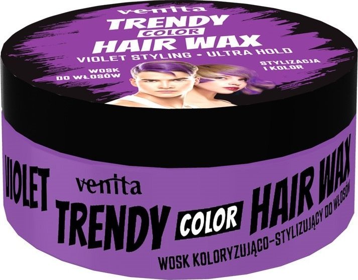 VENITA_Trendy Hair Wax wosk do włosów Violet 75g