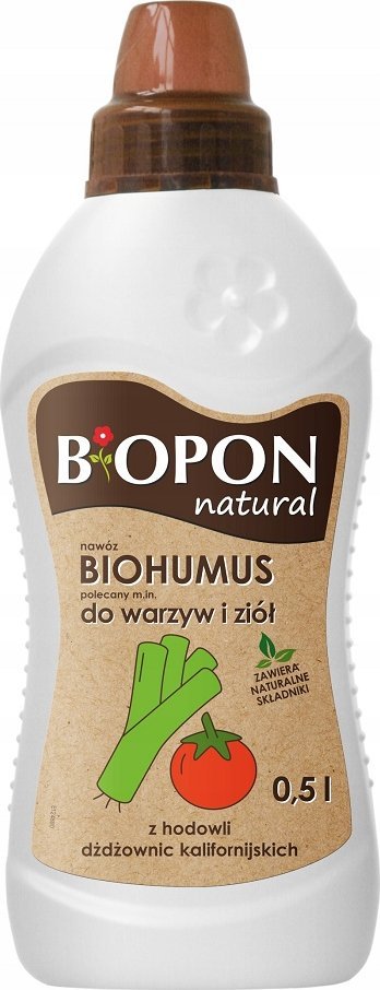 Biopon BIOHUMUS - DO . WARZYW I ZIÃÅ 0.5L