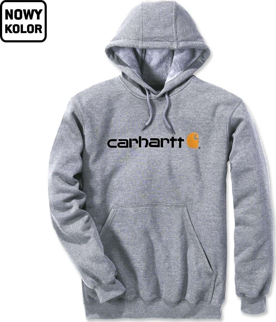 Carhartt Bluza Carhartt Signature Logo Midweight Grey