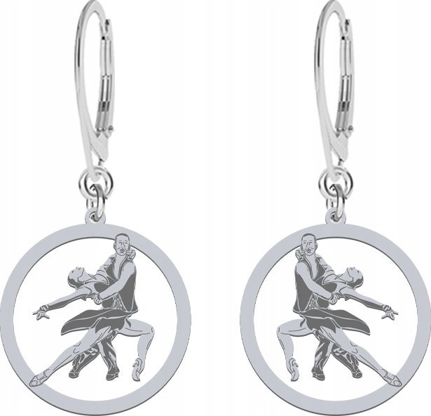 Radziszewska Jewellery Kolczyki Srebrne Taniec Latino Bigiel Prezent GRAWER DEDYKACJA GRATIS