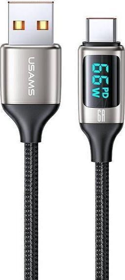Kabel USB Usams USB-A - USB-C 1.2 m Biały (6958444975429)