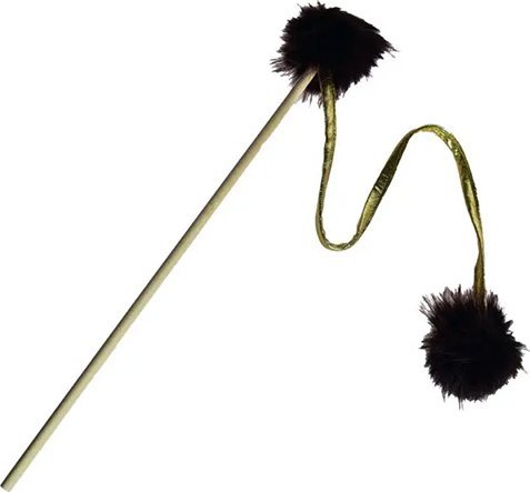 BUBA Zabawka dla kota Wędka z pomponem