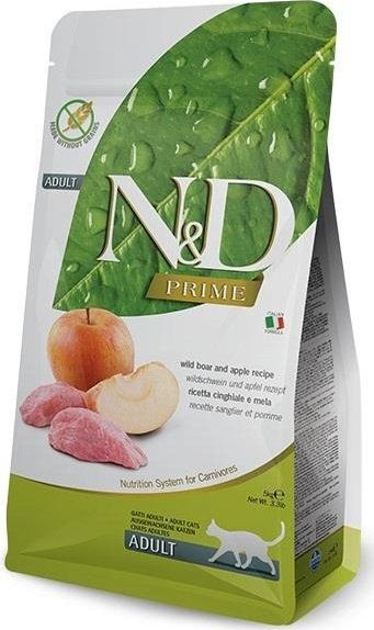 Farmina FARMINA N&D PRIME CAT WILD BOAR & APPLE ADULT - sucha karma dla kota - 5kg