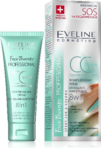 Eveline Face Therapy SOS Krem CC 8w1 na zaczerwienienia 30ml - 084453
