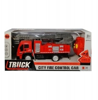 Pojazd straż pożarna ze światłem sterowana pilotem