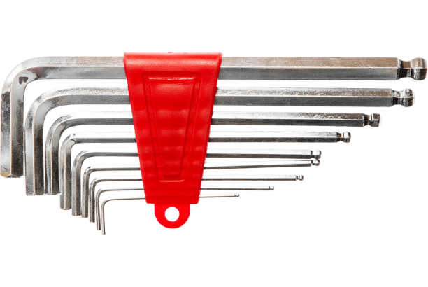 Top Tools Zestaw kluczy imbusowych hex typ L 1,5-10mm z kulką 9szt. (35D051)