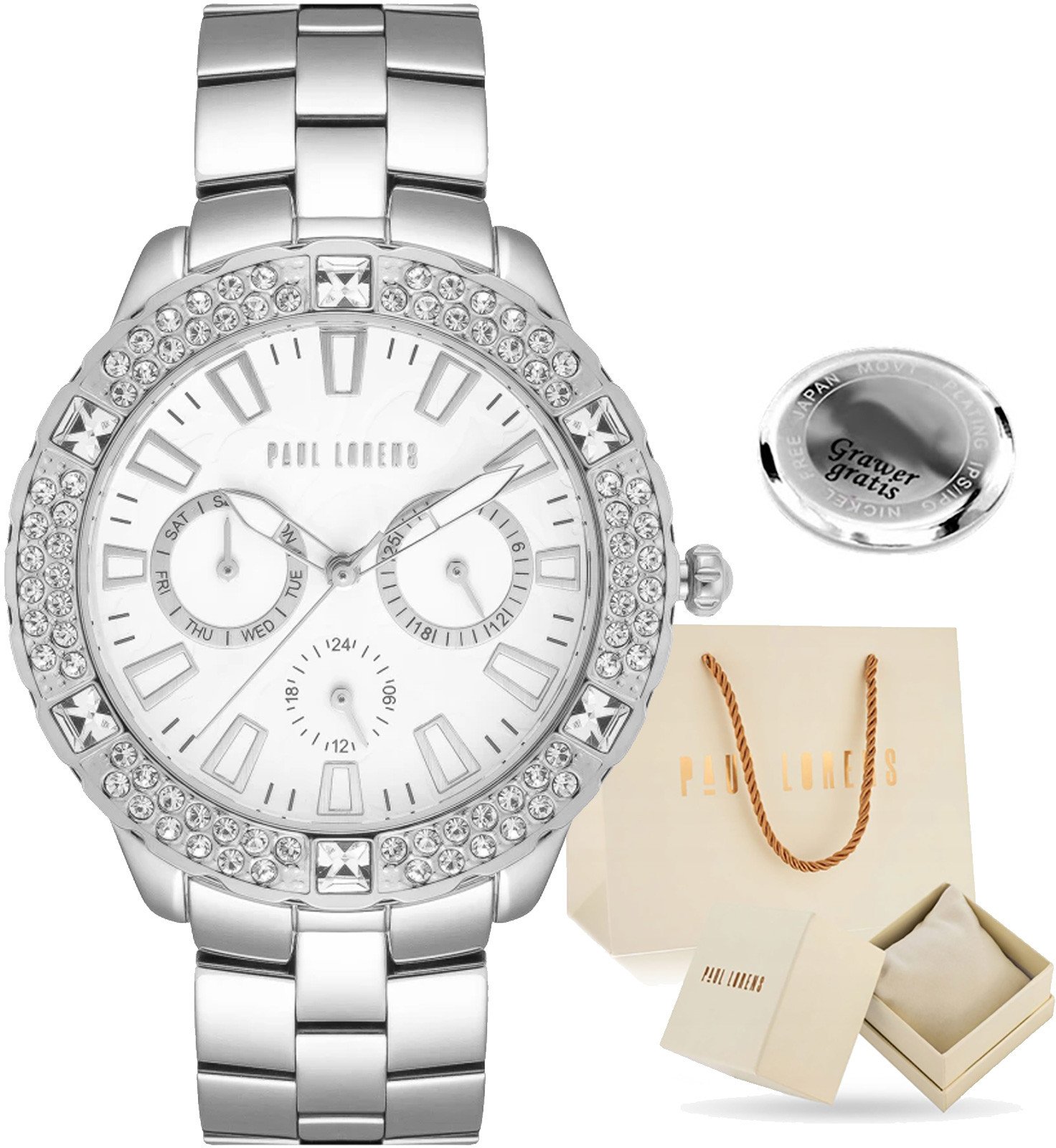 Zegarek damski Paul Lorens - NAOMI-3C1 Z GRAWEREM