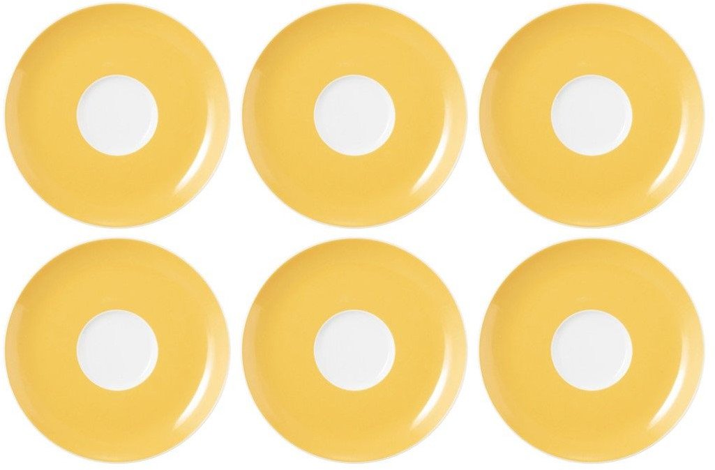 Spodki porcelanowe SELTMANN 16,5 cm Meadow Grasses Curry, zestaw 6 szt.